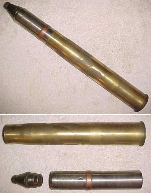 Russian WW2 45mm Anti Tank Shell - Click Image to Close